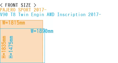#PAJERO SPORT 2017- + V90 T8 Twin Engin AWD Inscription 2017-